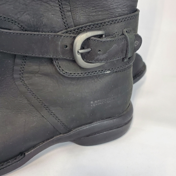 Merrell Waterproof Womens black tall fashion boots - Picture 8 of 15